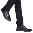 thumbnail image 1 of Dakaela Men's Oxford Shoes Business Formal Derby Dress Sneakers Wingtip Casual Slip on Loafers Black 11, 1 of 5