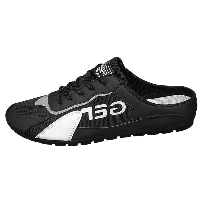 Dakaela Men's Slip on Mule Sneakers Backless Running Walking