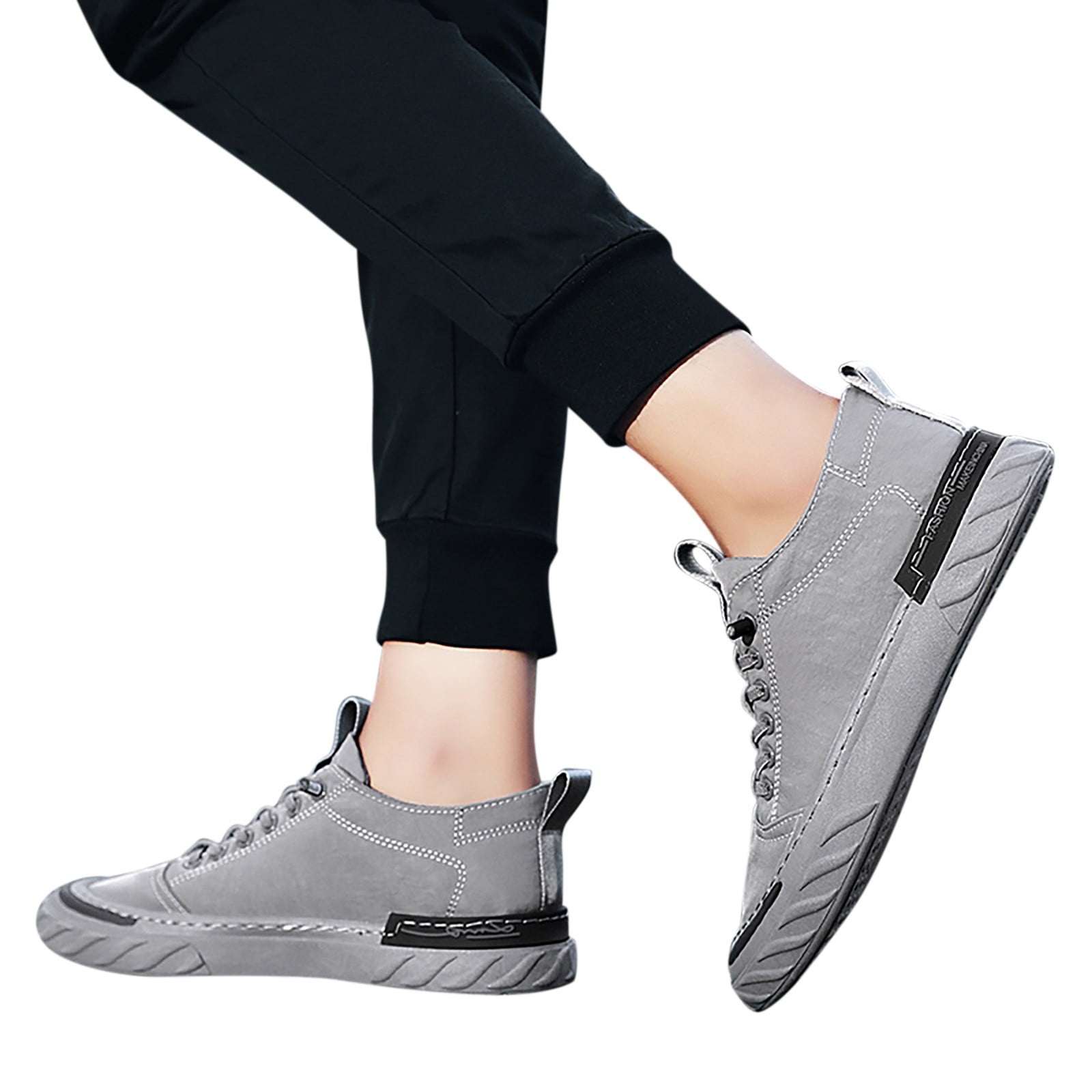 Dakaela Mens Canvas Shoes Casual Tennis Low Top Sneakers  display picture 2
