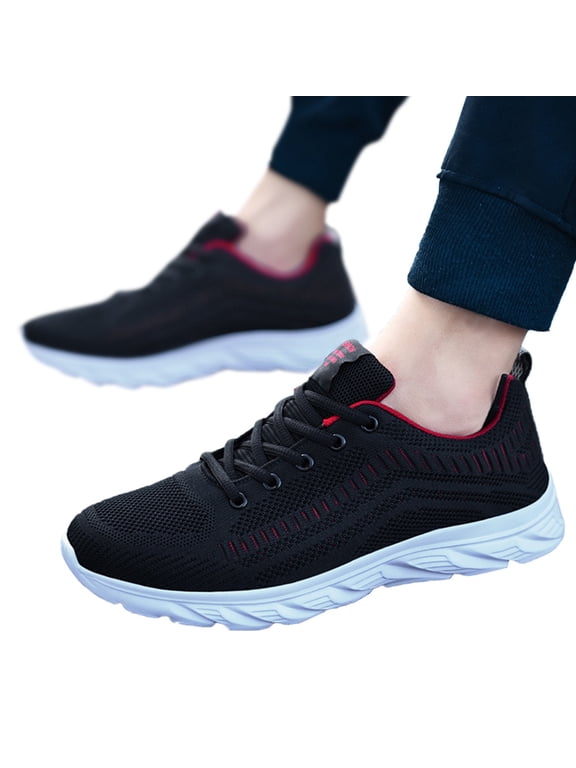 Mens Running Shoes Casual Slip on Walking Tennis Sneakers Athletic Workout Gym Sports Shoes