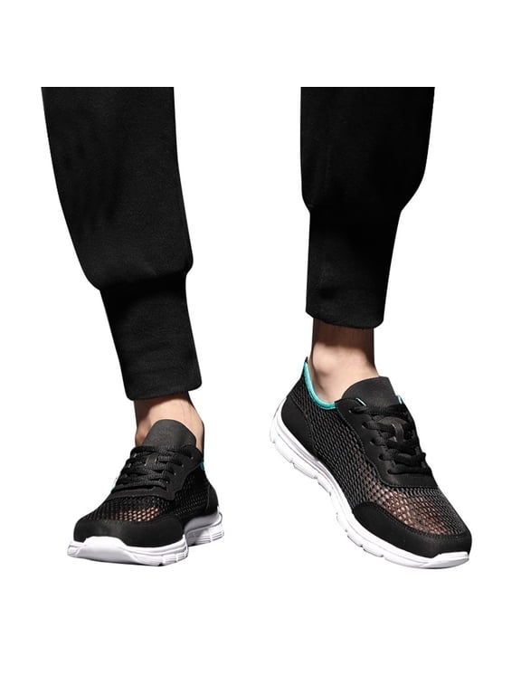 Mens Running Shoes Slip on Tennis Walking Sneakers Workout Lightweight Casual Sport Shoes