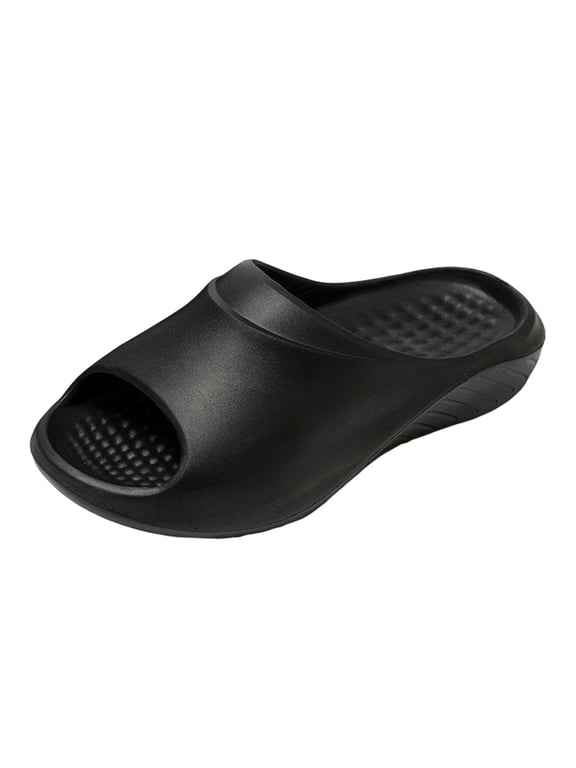 Mens Womens Sandals Recovery Non Slip Slides Arch Support Comfy Soft Cloud Pillow Slippers
