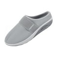 thumbnail image 1 of Dakaela Mules for Women 2025 Summer Mesh Slip on Shoes Air Cushion Orthopedic Backless Sneakers Grey 10, 1 of 7