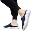 thumbnail image 1 of Dakaela Mules for Women Lightweight Slip on Sneakers Knit Mesh Open Back Walking Running Tennis Flats, 1 of 7