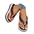 thumbnail image 1 of Dakaela Orthopedic Flip Flops for Women Arch Support Pillow Recovery Thong Sandals Summer Cloud Slides, 1 of 5