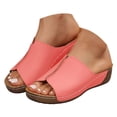 thumbnail image 1 of Dakaela Orthopedic Wedge Sandals for Women 2025 Summer Platform Slip on Walking Casual Slippers Shoes, 1 of 7