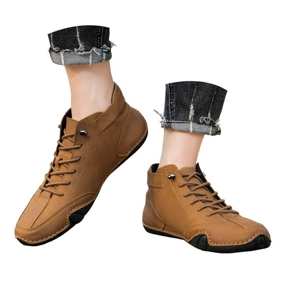 Dakaela Shoes for Men Women Waterproof Winter Orthopedic Sneakers Arch Support Walking Hiking Ankle Boots