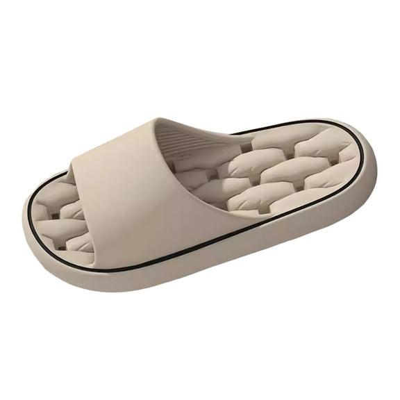 Dakaela Shower Shoes for Women Men Quick Drying Non Slip House Slides Soft Bathroom Slipper Sandals