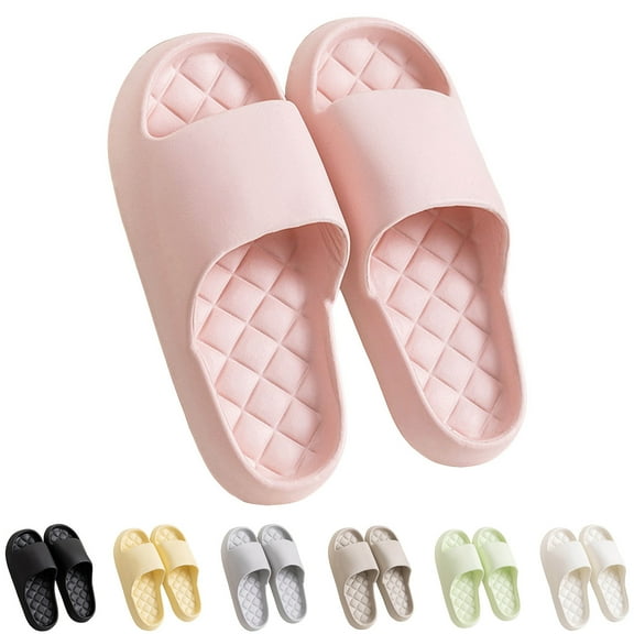 Dakaela Shower Shoes for Women Men Quick Drying Non-Slip Pool Slides Comfortable College Dorm Slippers Beach Sandals Black 10