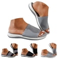 thumbnail image 1 of Dakaela Slides Sandals for Women Breathable Mesh Sports Athletic Casual Slippers Lightweight Non Slip Walking Shoes with Arch Support Black 6, 1 of 8
