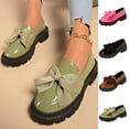 thumbnail image 1 of Dakaela Slip on Loafers for Women Comfortable Platform Chunky Penny Loafer Business Office Work Casual Shoes Green 6, 1 of 8