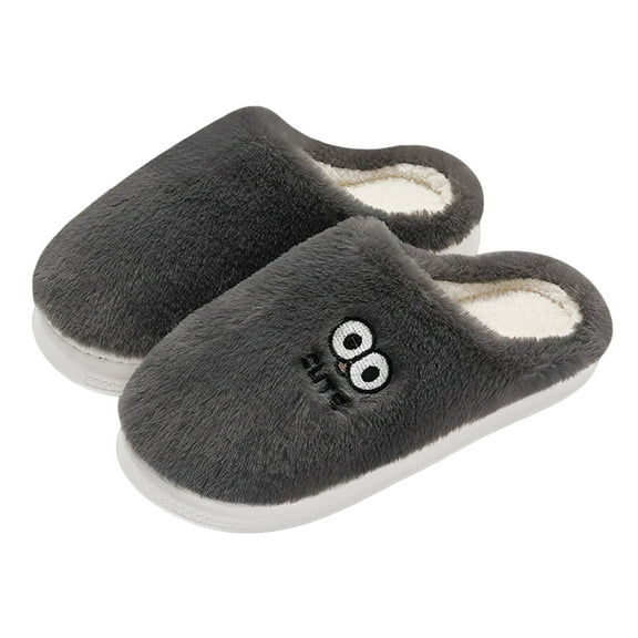 Dakaela Slipper House Slippers for Women Men Plush Fuzzy Bedroom Shoes Indoor Couple Slip on Slides