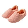 thumbnail image 1 of Dakaela Slipper for Women Men Fuzzy House Sock Shoes Lightweight Slip on Loafers Winter Warm Slides, 1 of 3