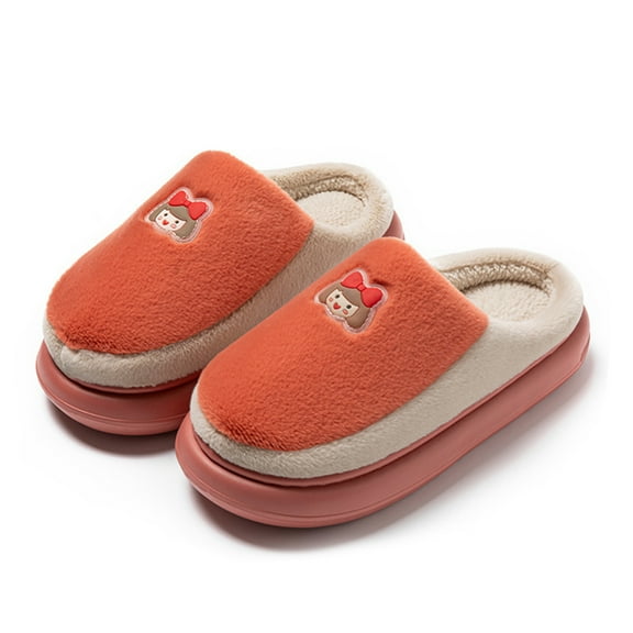 Dakaela Slippers for Women Men Memory Foam Fuzzy Bedroom House Shoes Platform Indoor Outdoor Slip on Plush Slides