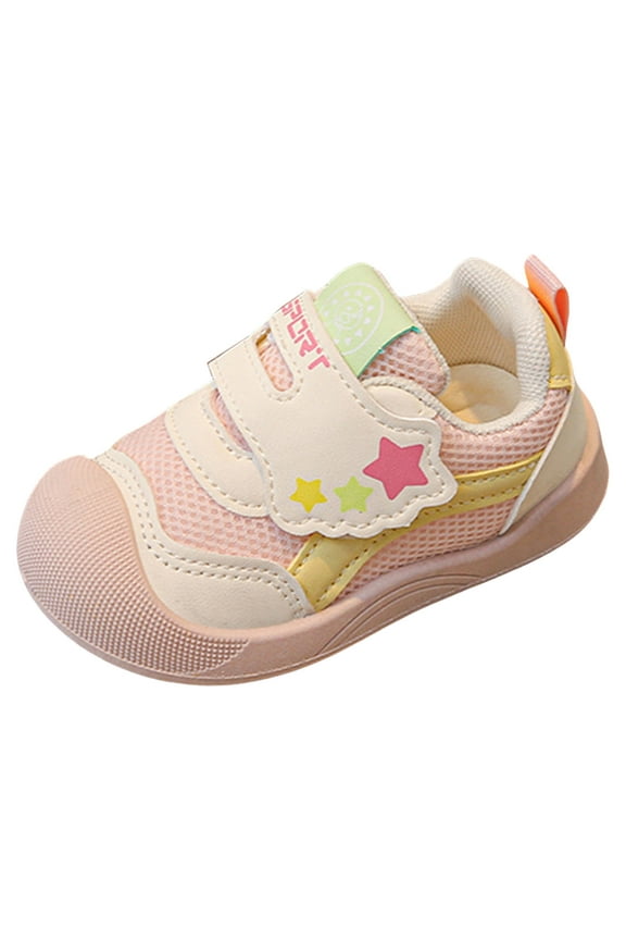 Toddler Shoes Girls Boys Barefoot Walking Shoes Kids Mesh Breathable Tennis Slip on Sneakers