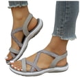 thumbnail image 1 of Dakaela Walking Hiking Sandals for Women Comfortable Summer Shoes with Arch Support Strappy Orthopedic Beach Sport Sandal Size 6, 1 of 9