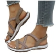 thumbnail image 1 of Dakaela Walking Hiking Sandals for Women Comfortable Summer Shoes with Arch Support Strappy Orthopedic Beach Sport Sandal Size 9, 1 of 9