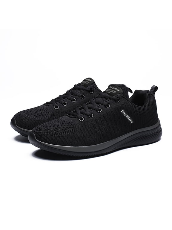 Walking Shoes for Women Men Lace up Fashion Sneakers Non Slip Lightweight Running Tennis Shoes