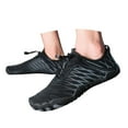 thumbnail image 1 of Dakaela Water Shoes for Men Women Quick Dry Swim Barefoot Sneakers for Fishing Surfing Walking Black 11.5, 1 of 6