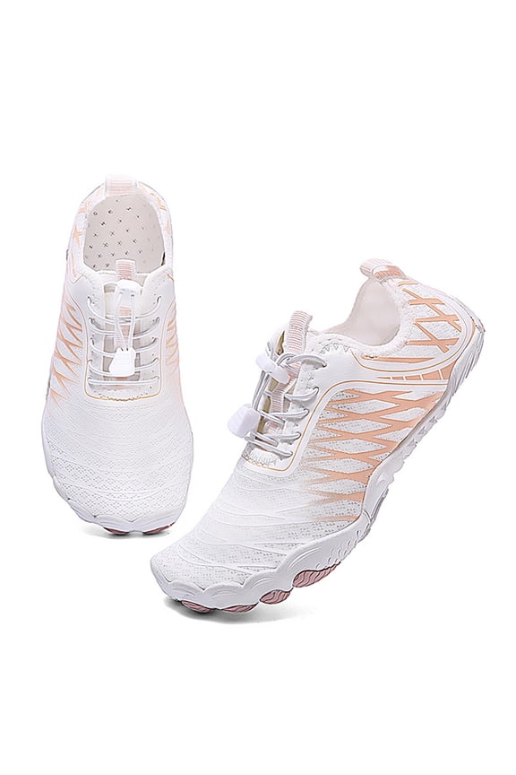 Water Shoes for Men Women Quick Dry Swim Barefoot Sneakers for Fishing Surfing Walking White 8