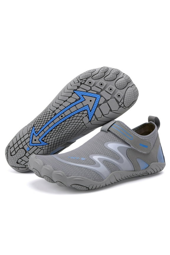 Water Shoes for Men Women Swim Beach Hiking Barefoot Socks Quick Dry Aqua Sneakers Grey 12