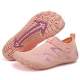 thumbnail image 1 of Dakaela Water Shoes for Men Women Swim Beach Hiking Barefoot Socks Quick Dry Aqua Sneakers Pink 5.5, 1 of 7