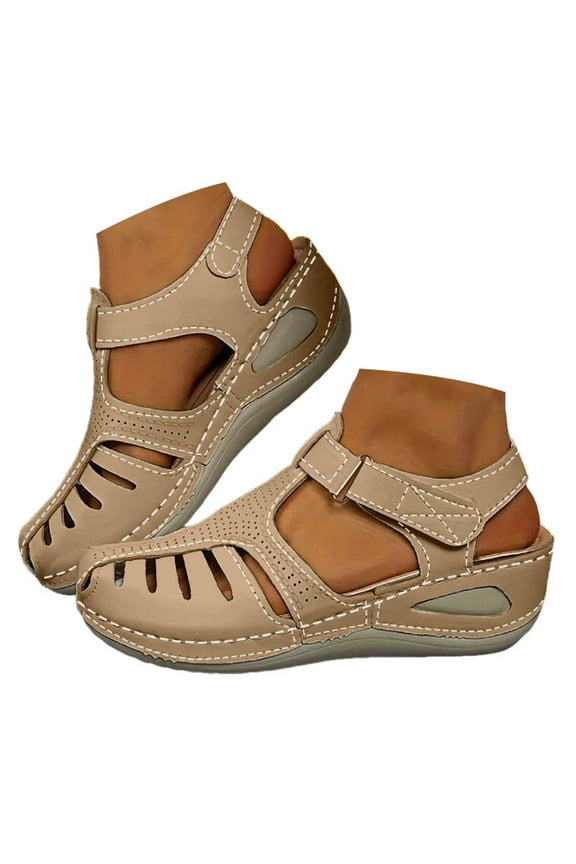 Wedge Sandals Women Arch Support Orthopedic Walking Shoes Platform Summer Slip on Slides