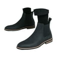 thumbnail image 1 of Dakaela Western Cowboy Boots for Men Retro Casual Chelsea Ankle Booties Mens Slip on Dress Oxfords, 1 of 7
