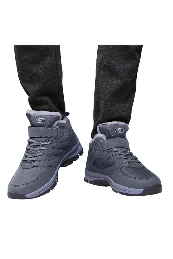 Winter Boots for Women Men Lightweight Waterproof Snow Ankle Booties Fleece Lined Outdoor Walking Hiking Shoes