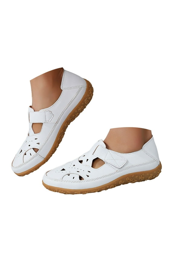 Women's Casual Loafers Slip on Walking Flats Driving Work Moccasins Closed Toe Boat Sandals