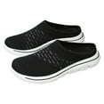 thumbnail image 1 of Dakaela Women's Casual Slip on Shoes Breathable Backless Walking Sneakers Closed Toe Mules Black 11, 1 of 9