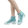 thumbnail image 1 of Dakaela Women's High Top Air Cushion Sneakers Casual Canvas Fashion Running Walking Tennis Shoes, 1 of 5