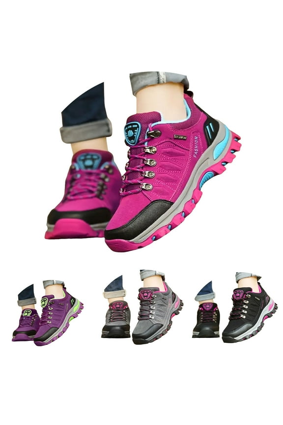 Women's Hiking Boots Waterproof Non Slip Walking Shoes Comfortable Outdoor Backpacking Sneakers
