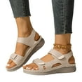 thumbnail image 1 of Dakaela Women's Hiking Sandals Arch Support Sport Outdoor Athletic Summer Beach Running Water Shoes, 1 of 8