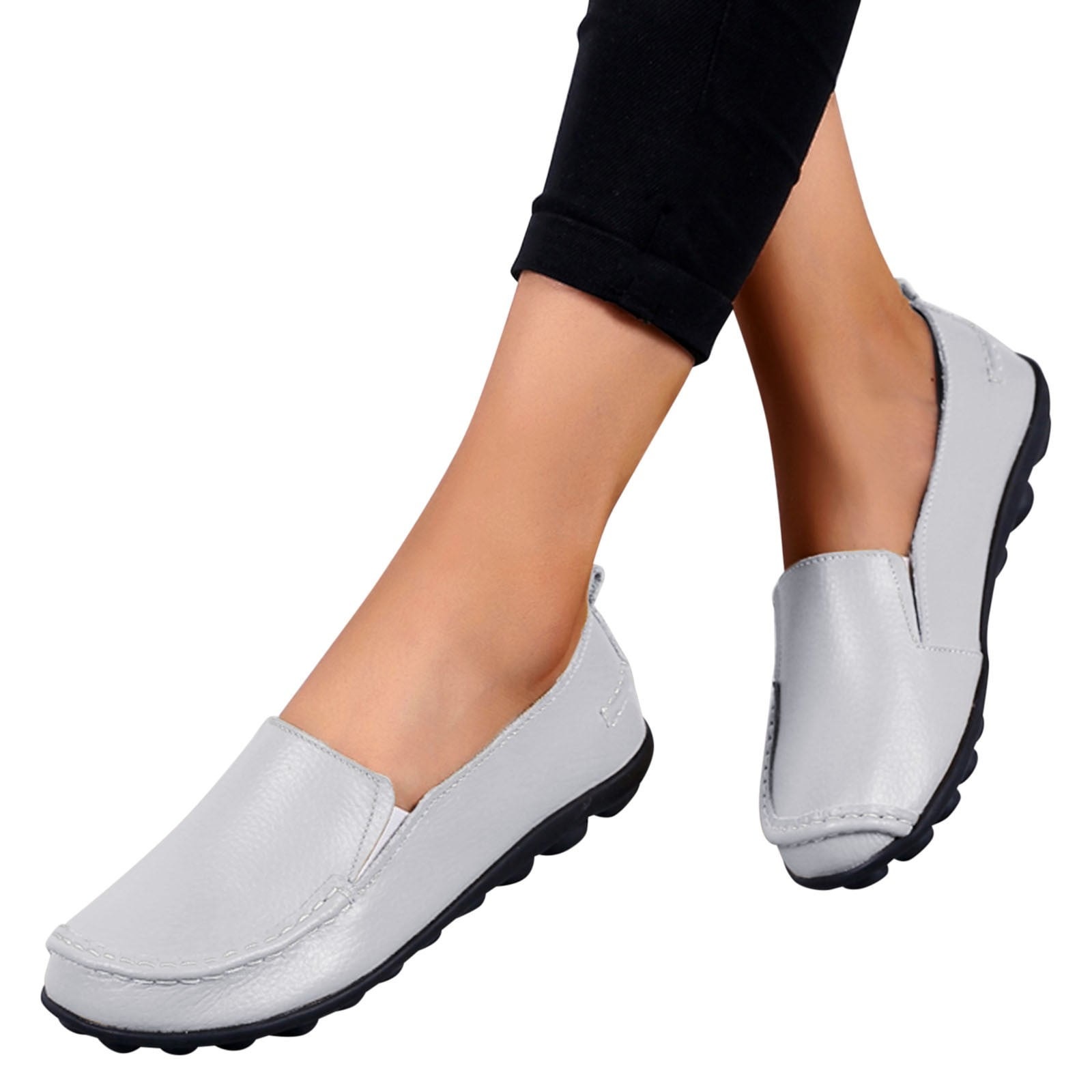 Mocassins Orthopédiques Vintage à Enfiler Pour Femmes - Confort