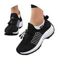 thumbnail image 1 of Dakaela Women's Orthopedic Air Cushion Running Shoes Comfy Breathable Mesh Sock Fashion Sneakers Arch Support Walking Footwear,White Size 11, 1 of 8