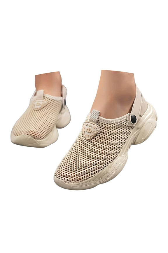 Women's Orthopedic Clogs Arch Support Platform Mesh Mules Summer Slip on Walking Sandals