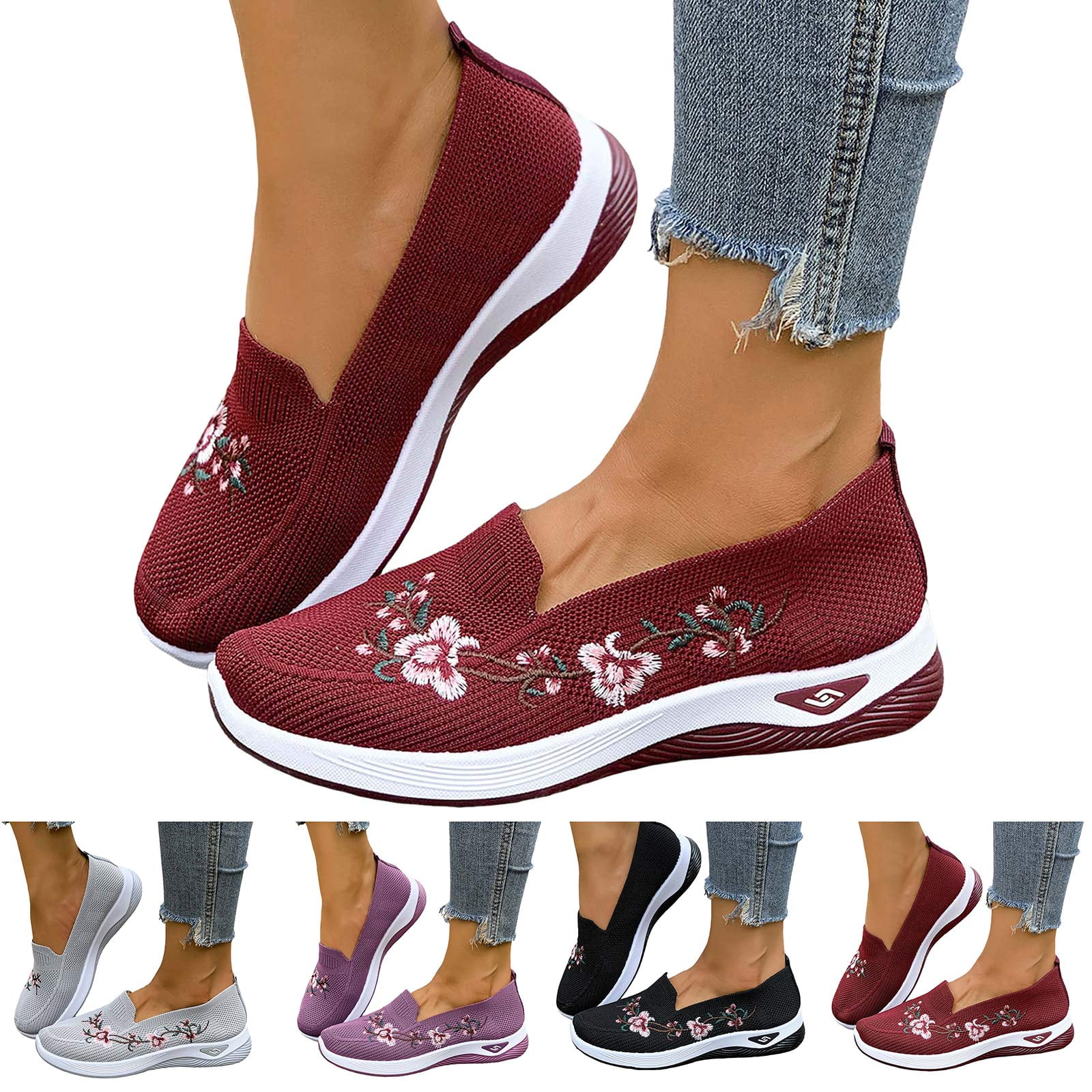 Womens Loafers Arch Support