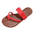thumbnail image 1 of Dakaela Women's Strappy Flat Sandals Braided Summer Flip Flops Open Toe Casual Slides Footbed Slippers, 1 of 5