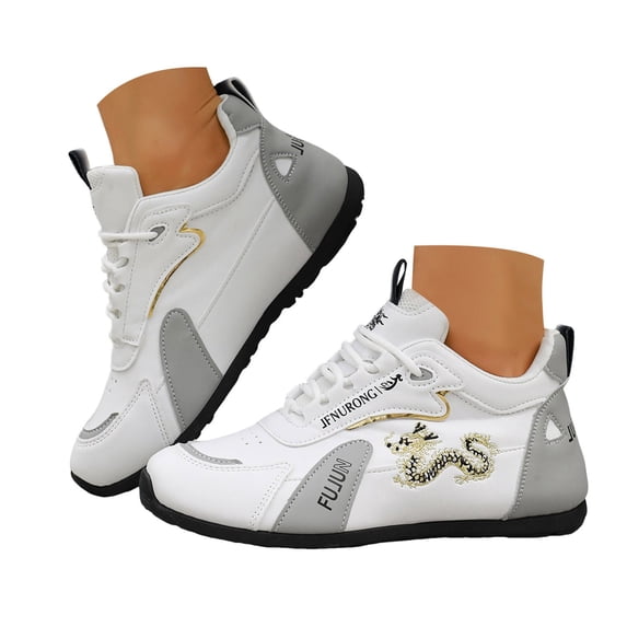 Dakaela Womens Basketball Running Shoes Waterproof Tennis High Top Sneakers Gym Sport Walking Shoes
