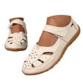 thumbnail image 1 of Dakaela Womens Closed Toe Sandals Casual Slip on Penny Loafers Comfortable Walking Work Flat Shoes, 1 of 6