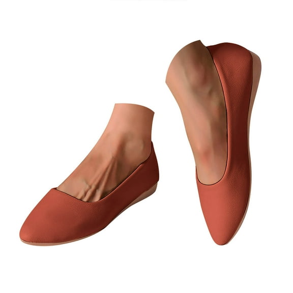 Dakaela Womens Flats Shoes Business Office Work Slip on Loafers Casual Dressy Walking Mary Jane