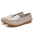 thumbnail image 1 of Dakaela Womens Loafers Flats Shoes Round Toe Slip on Moccasins Driving Walking Casual Dress Shoes Beige 6.5, 1 of 6