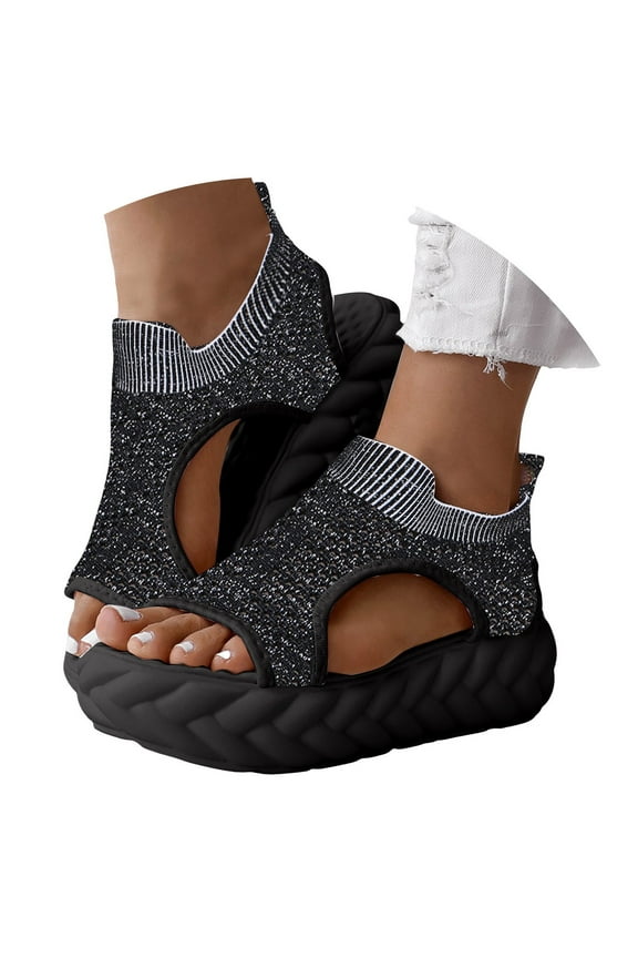 Womens Orthopedic Sandals Arch Support Ladies Walking Sport Sandal Platform Running Shoes