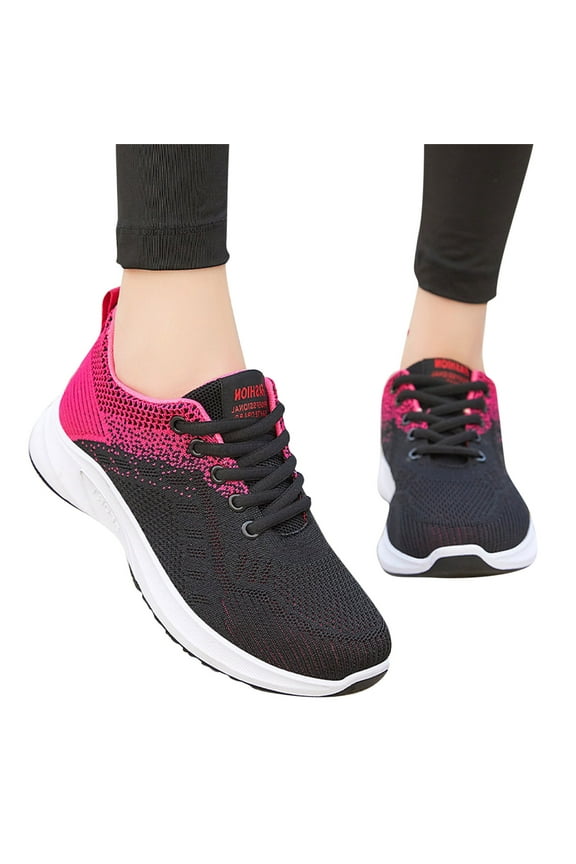 Womens Orthotic Walking Shoes Arch Support Slip on Sneakers Casual Workout Running Shoes Black 7