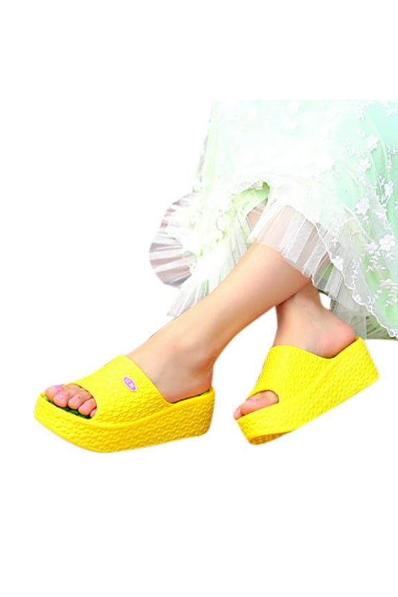 Womens Platform Cloud Slide Sandals Cute Orthopedic Outdoor Slippers Thick Sole Shower Shoes