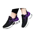 thumbnail image 1 of Dakaela Womens Sneakers Lightweight Air Cushion Slip on Walking Shoes Breathable Arch Support Gym Athletic Casual Shoes for Travel Work Black 6, 1 of 8
