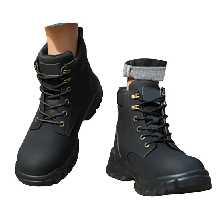 Dakaela Work Boots for Men Casual Motorcycle Combat Ankle  display picture 1