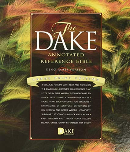 FINIS JENNINGS DAKE Dake Annotated Reference Bible-KJV-Large Print (Other)(Large Print)