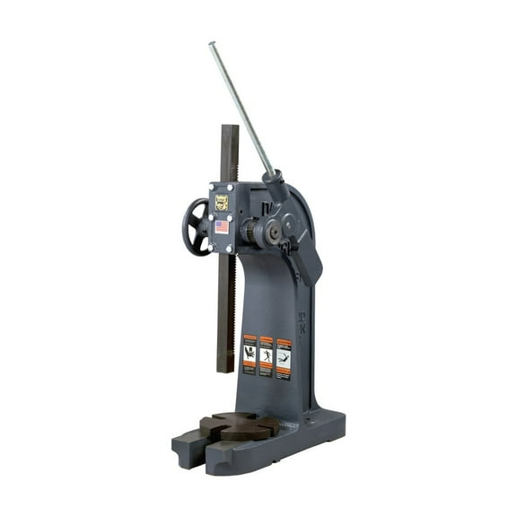 Dake D-902002 Model 1-1/2B 3-Ton Ratchet Lever Arbor Press for Broaching